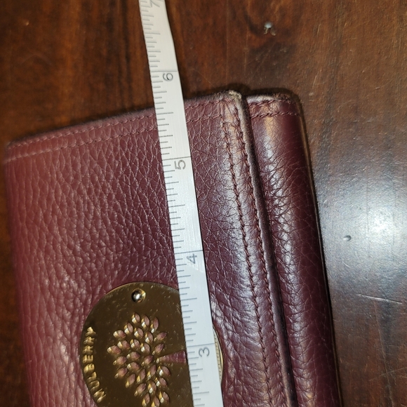Mulberry burgundy French wallet - Picture 8 of 11